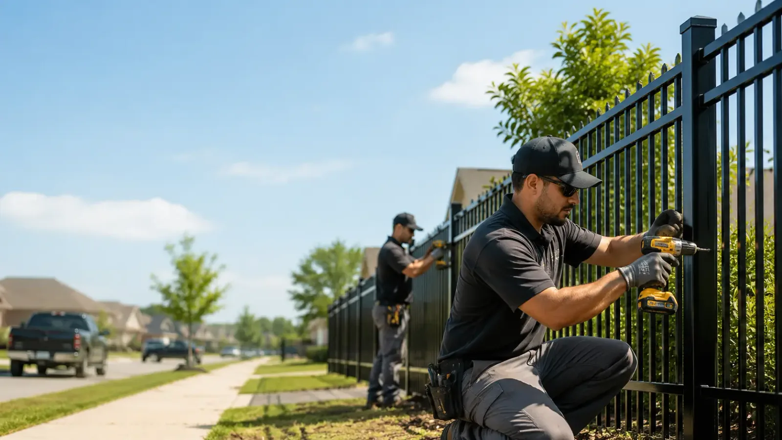 Metal Fence Installation in Bowers, PA